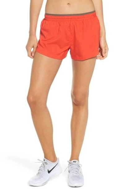 Shop Nike Flex Running Shorts In Habanero Red/ Ridgerock