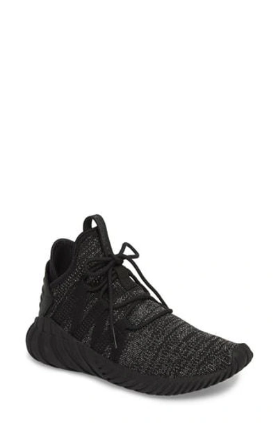 Shop Adidas Originals Tubular Dawn Primeknit Sneaker In Core Black