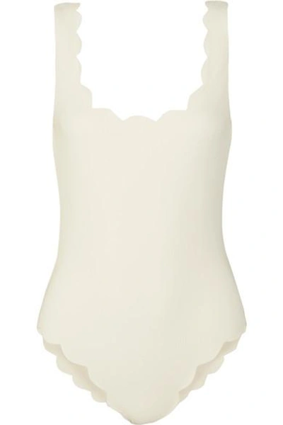 Shop Marysia Palm Springs Scalloped Swimsuit