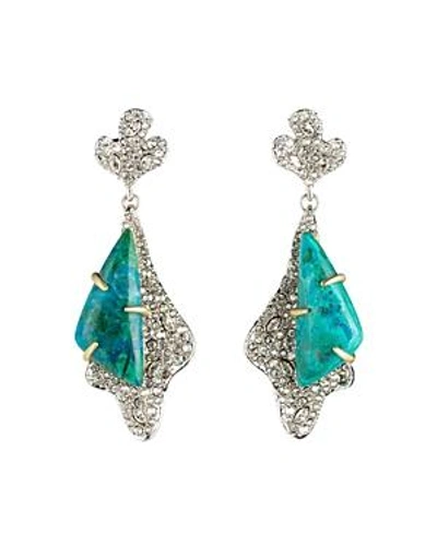 Shop Alexis Bittar Roxbury Pave Drop Earrings In Blue/multi