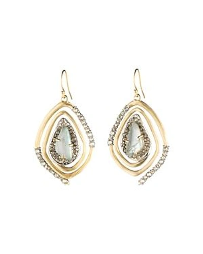 Shop Alexis Bittar Geo Spiral Drop Earrings In Multi/gold