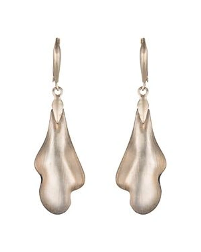 Shop Alexis Bittar Lucite Drop Earrings In Taupe/gold