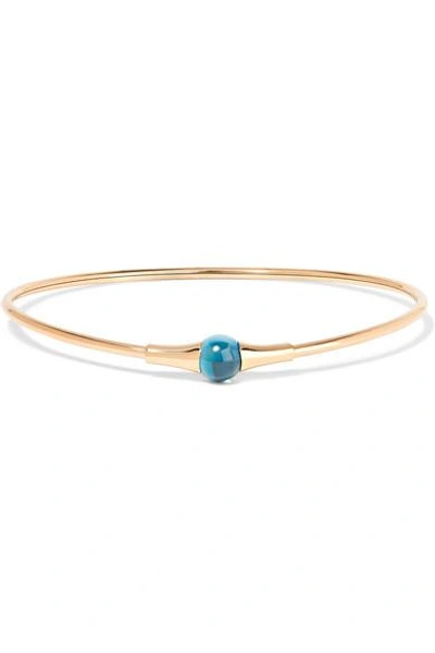 Shop Pomellato M'ama Non M'ama 18-karat Rose Gold Topaz Bracelet