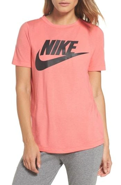 Shop Nike Sportswear Essential Tee In White/ White/ Black