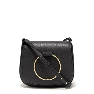 Shop Thacker New York Sabine Saddlebag In Black And Gold