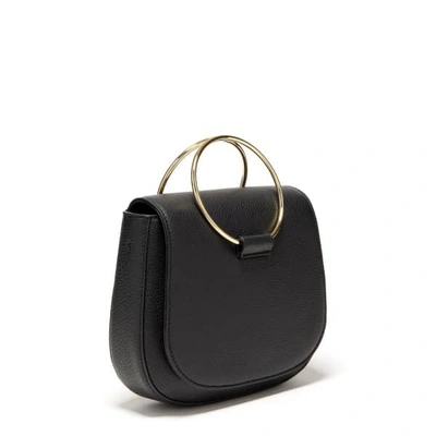 Shop Thacker New York Sabine Saddlebag In Black And Gold