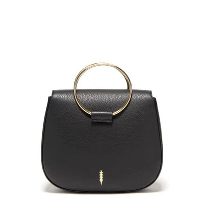 Shop Thacker New York Sabine Saddlebag In Black And Gold