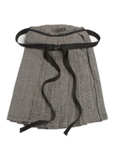 Shop R13 Pleated Skirt Panel Fanny Pack In Prince Of Wales