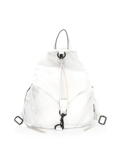 Shop Rebecca Minkoff Julian Nylon Backpack In Bone