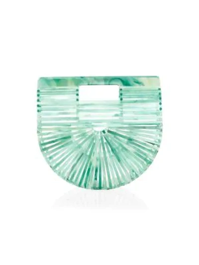 Shop Cult Gaia Mini Acrylic Gaia's Ark Bag In Agate