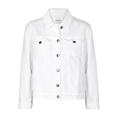 Shop Frame White Denim Jacket