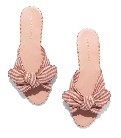 Shop Loeffler Randall Shirley Knotted Sandal In Bisque/blush