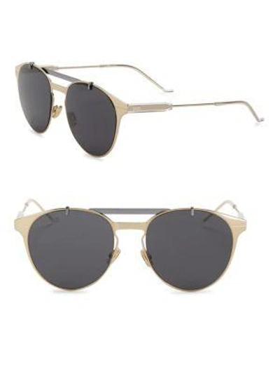 Shop Dior Motion1 53mm Aviator Sunglasses In Gold