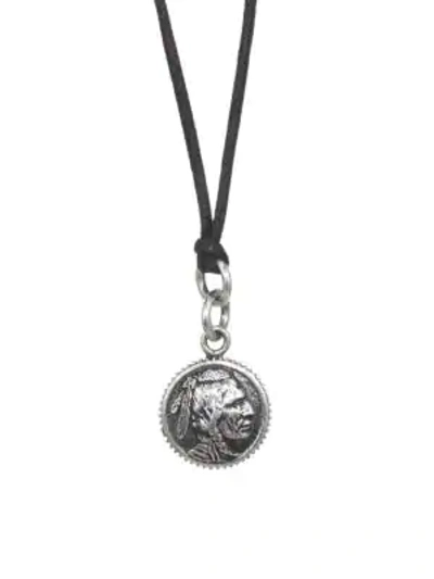 Shop King Baby Studio American Voices Sterling Silver Chief Pendant Necklace