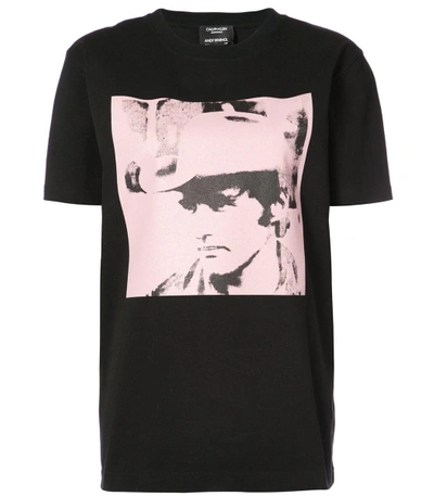 Shop Calvin Klein 205w39nyc Black Pink X Andy Warhol Dennis Hopper Tee