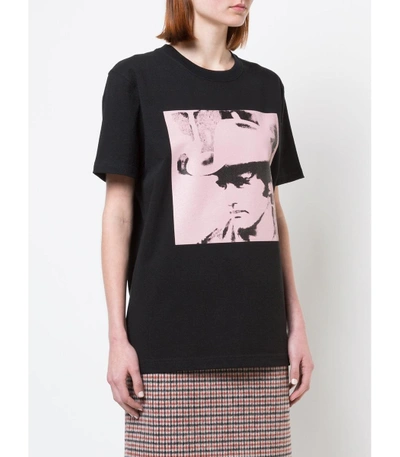 Shop Calvin Klein 205w39nyc Black Pink X Andy Warhol Dennis Hopper Tee