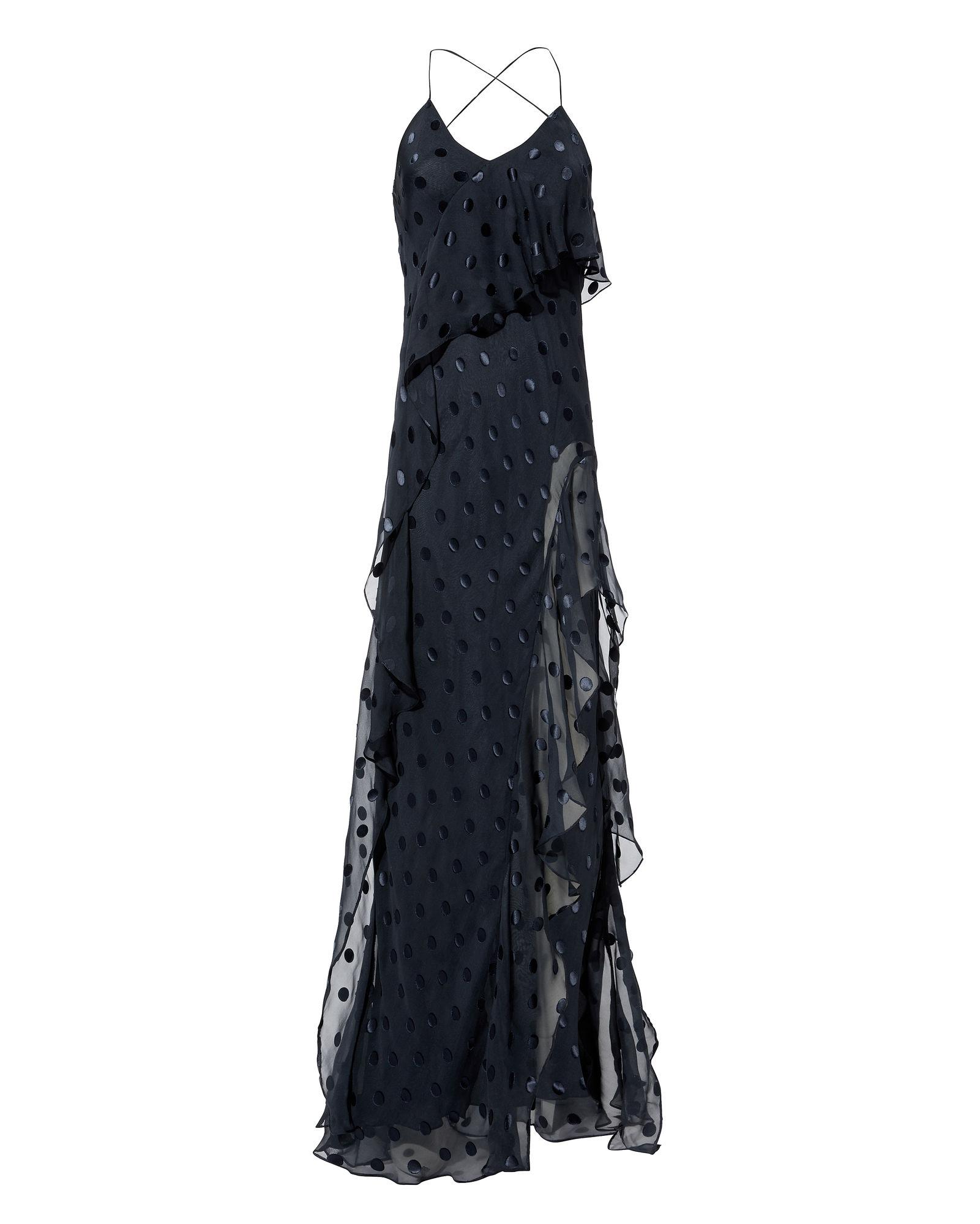 michelle mason polka dot dress