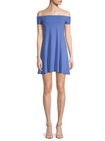 Shop Susana Monaco Off-the-shoulder Dress In Provence