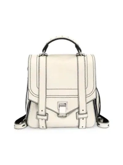 Shop Proenza Schouler Ps1+ Zip Leather Backpack In Clay