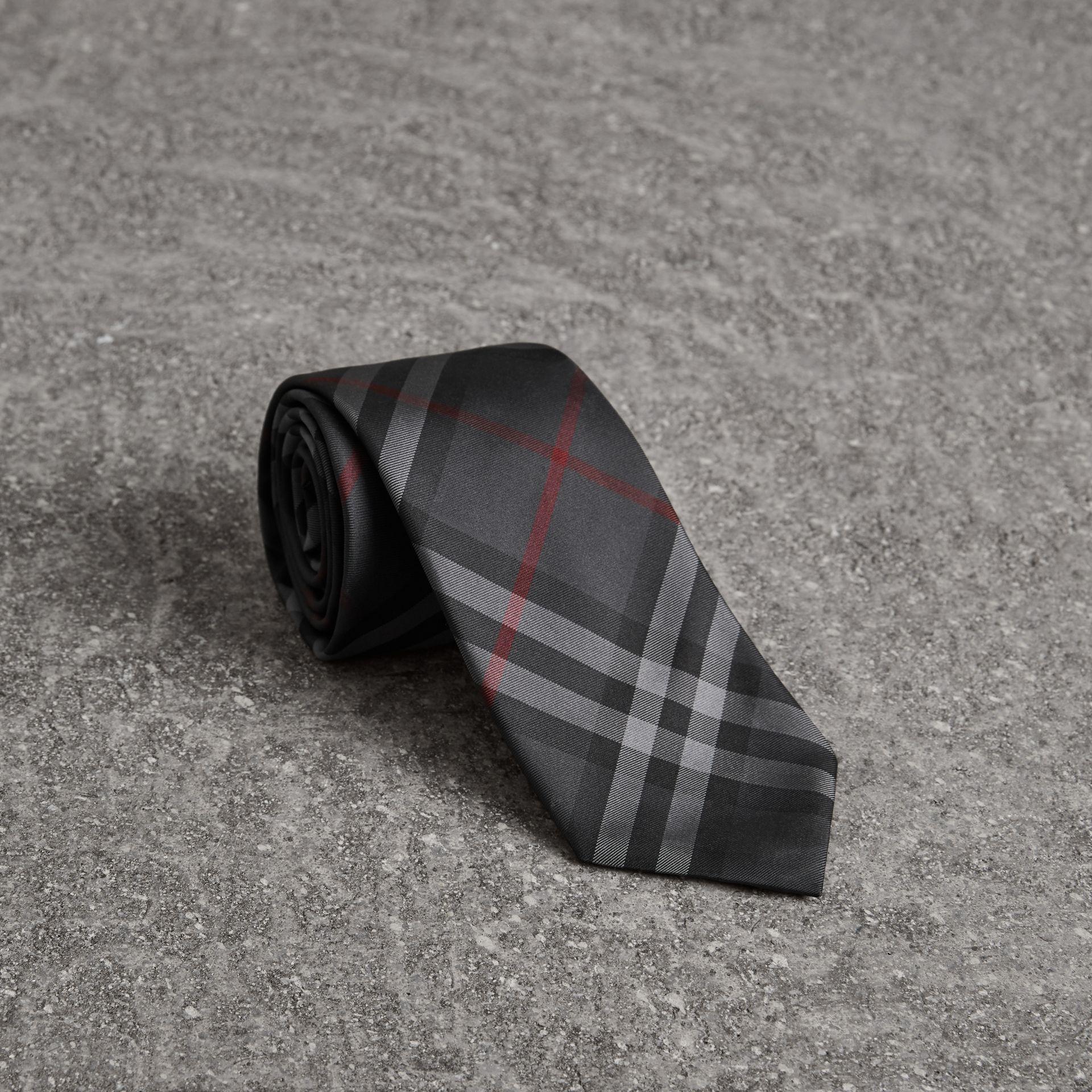 Modern Cut Vintage Check Silk Tie 