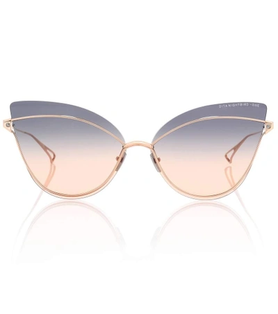Shop Dita Eyewear Nightbird-one Sunglasses In Multicoloured