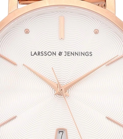 Shop Larsson & Jennings Lugano Aurora Watch In Gold