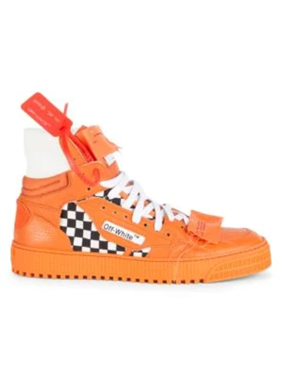 Shop Off-white Low 3.0 High Top Trainer In Orange