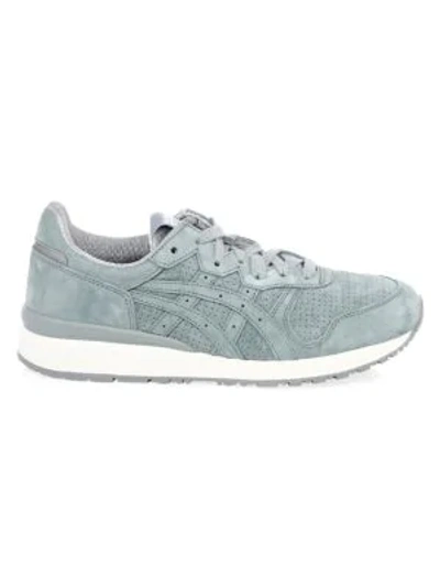 Shop Onitsuka Tiger Tiger Ally Suede Sneakers In Chinois Green