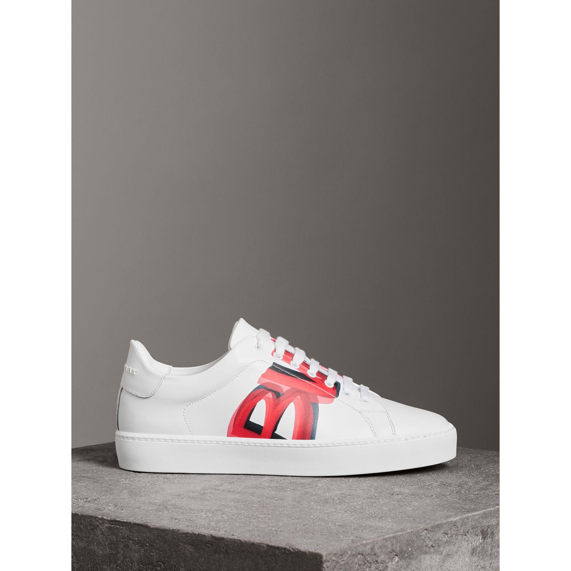 burberry graffiti sneakers