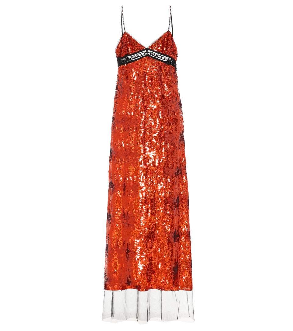 gucci sequin dress