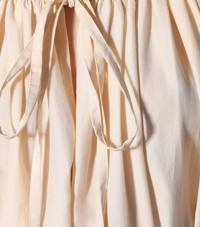 Shop Kalita Andromeda Silk And Cotton Dress In Beige