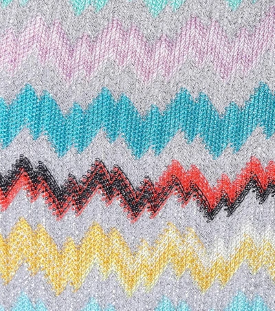 Shop Missoni Metallic Crochet-knit Bikini In Multicoloured