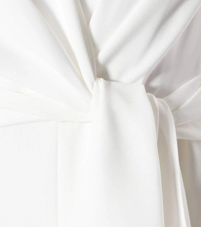 Shop Roksanda Rokuro Bridal Silk-blend Jumpsuit In White