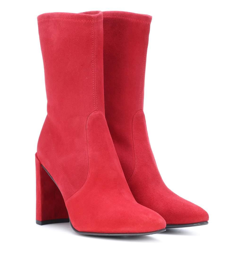 stuart weitzman red boots