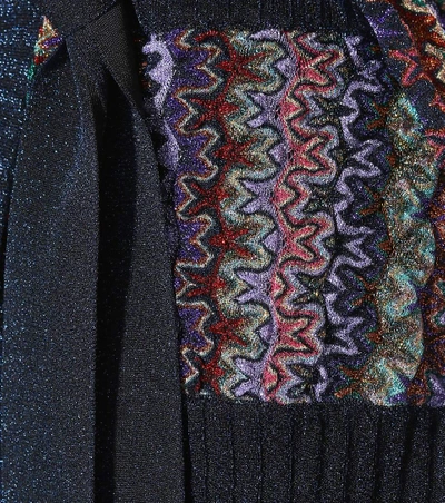 Shop Missoni Crochet-knit Cardigan In Multicoloured