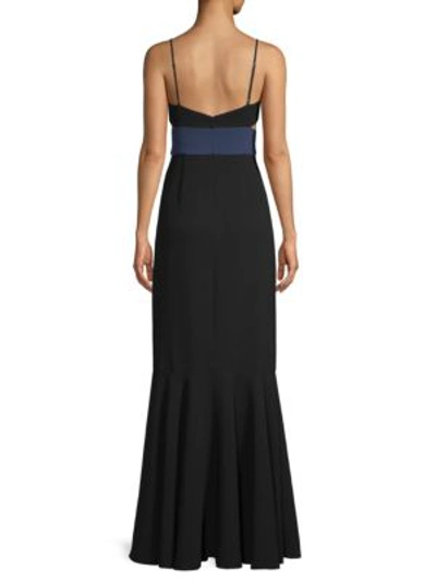 Shop Rachel Zoe Marissa Cutout Mermaid Gown In Black Prism