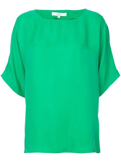Shop Tibi Easy T-shirt - Green