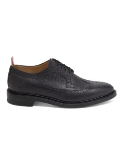 Shop Thom Browne Classic Longwing Brogues In Black