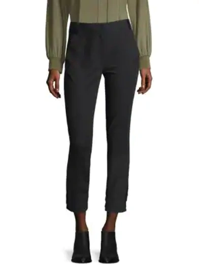 Shop Tibi Anson Stretch Skinny Pants In Black