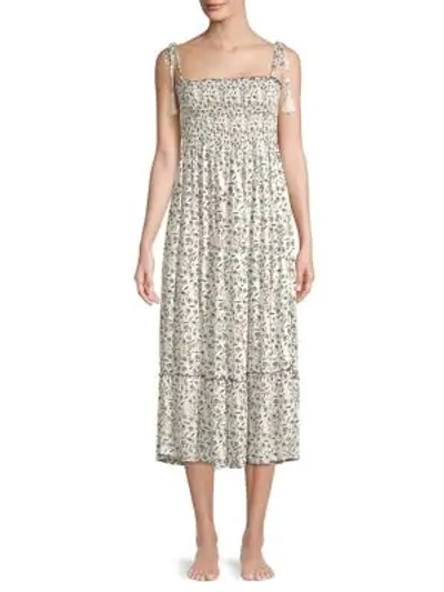 Shop Coolchange Piper Ruched Midi Dress In Pearl Black