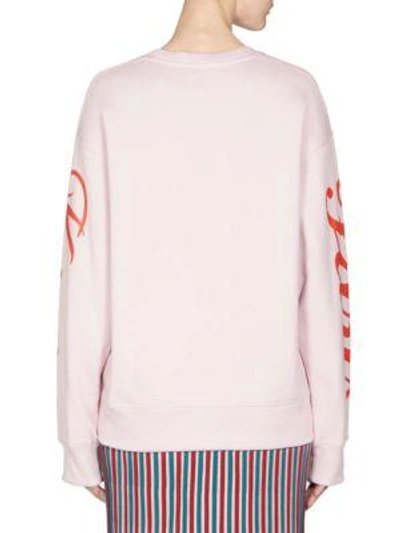 Shop Kenzo Jumping Tiger Sweatshirt In Pastel Pink