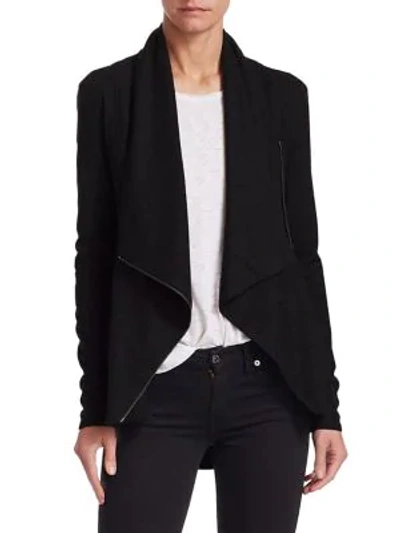 Shop Helmut Lang Shawl Collar Jacket In Black