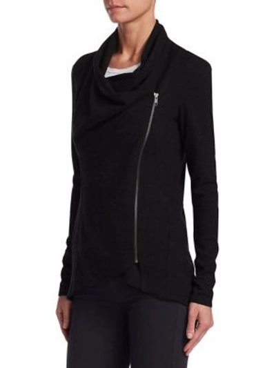 Shop Helmut Lang Shawl Collar Jacket In Black