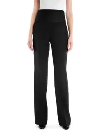 Shop Moschino High-waist Pants In Black