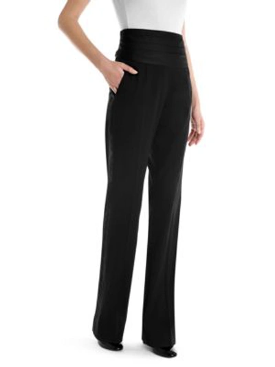Shop Moschino High-waist Pants In Black
