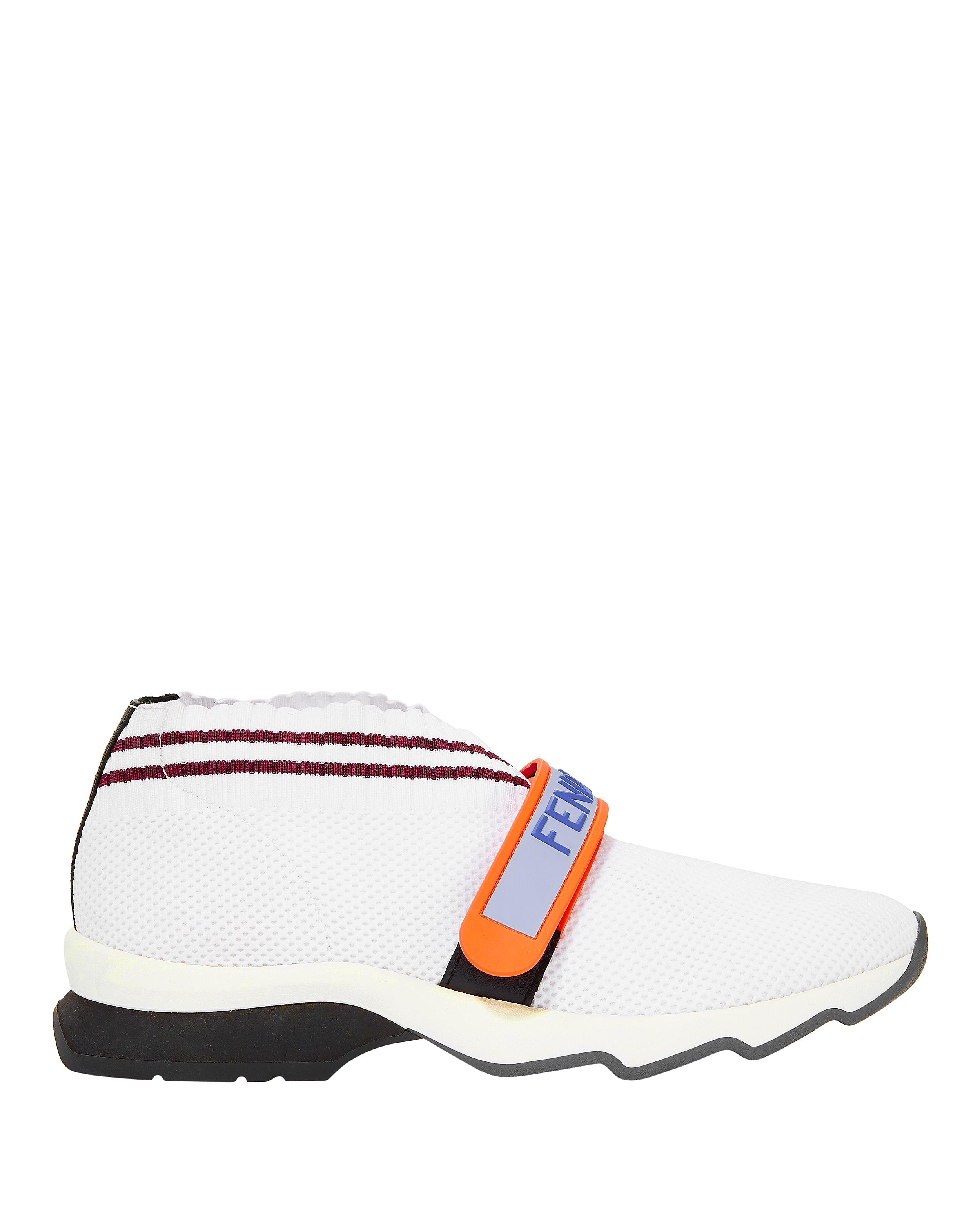 fendi rockoko sneakers white