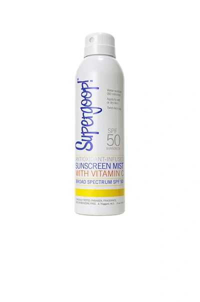 Shop Supergoop ! Antioxidant Infused Sunscreen Mist Spf 50 3 Fl Oz. In N,a