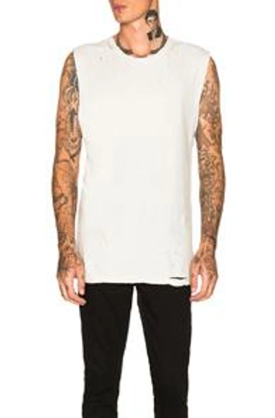 Shop Ksubi Utica Chalk Tee In White. In Off White