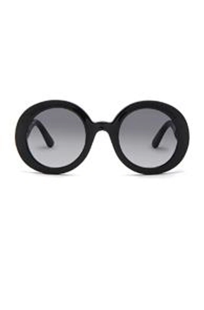 Shop Gucci Gg Acetate Sunglasses In Black