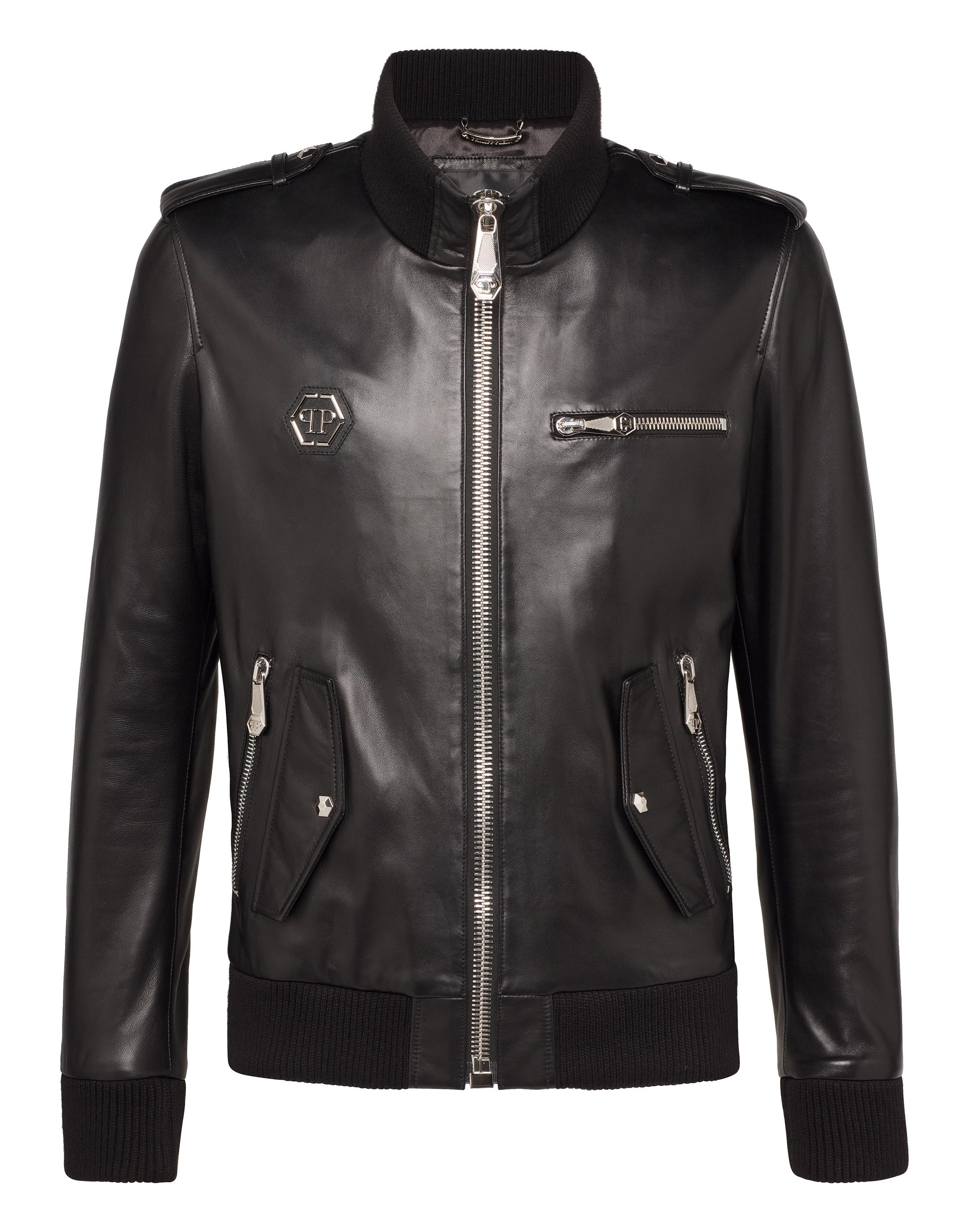 Philipp Plein Leather Jacket 